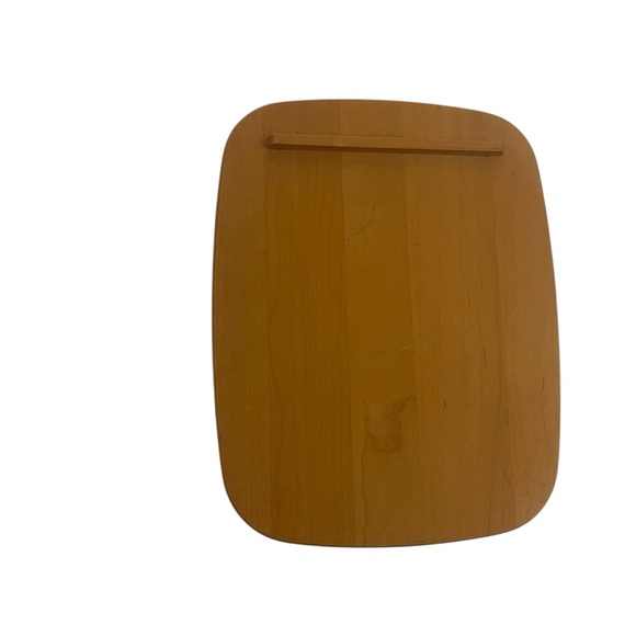 LONGABERGER 2002 Recipe Basket Woven Basket with Lid and Plaid Trim - Picture 2 of 9